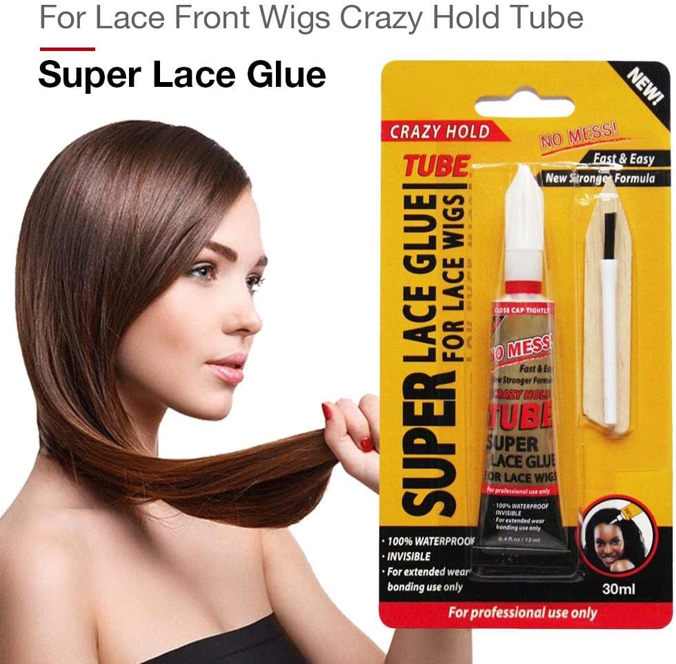  [BMB] Super Lace Glue for Lace Front Wigs Crazy Hold Tube 1.0  fl.oz : Hair Replacement Wigs : Beauty & Personal Care
