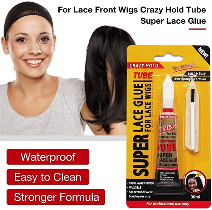 BMB Super Lace Wig Glue Waterproof Super Hold Lace Front Wig Glue Invisible  30ML Remover for